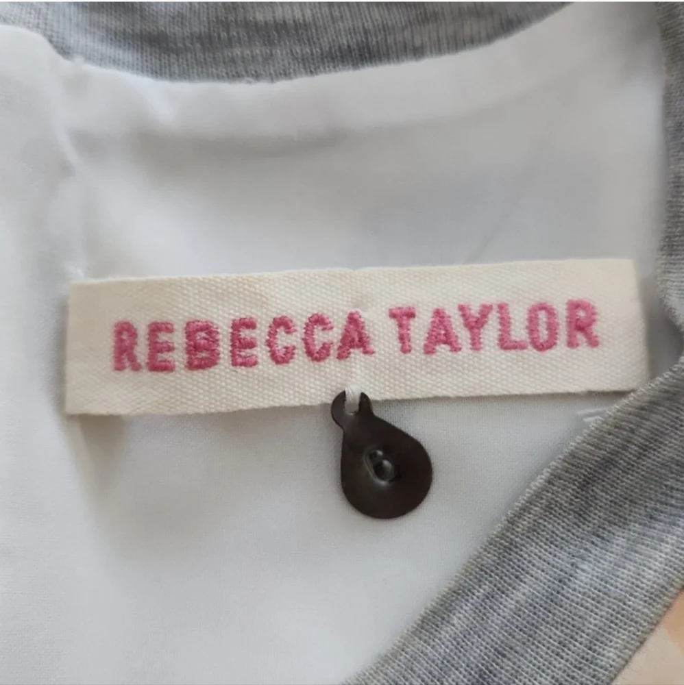 LAST CHANCE!!  Rebecca Taylor Enchanted Gardens Floral Print Dress, Size 6 - Picture 6 of 11